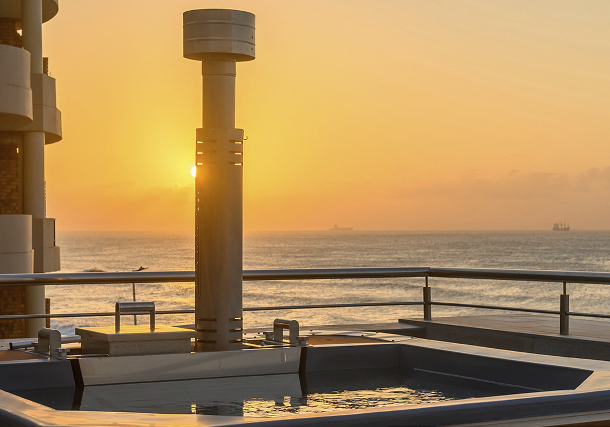 Dolphin View Villas Hot Tub Sunset