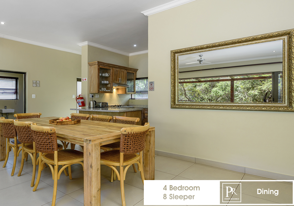 Monomotapa Village PR unit dining room