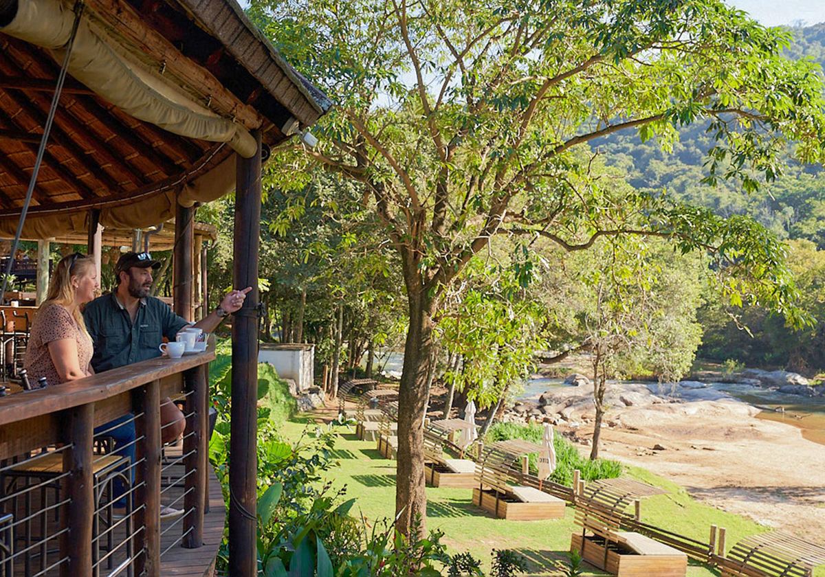 Hazyview Cabanas river views